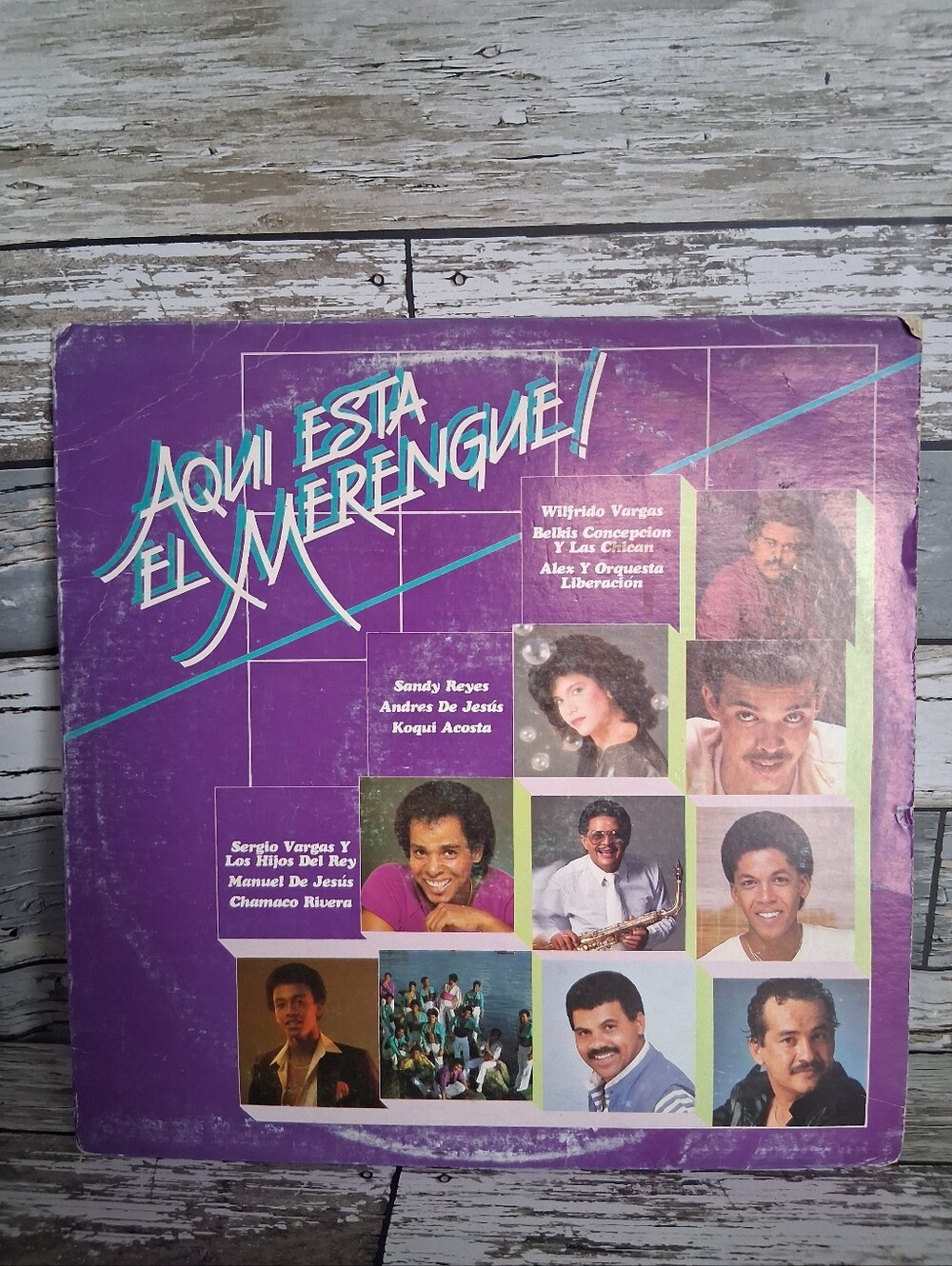 Aquí Está El Merengue! Vinyl Record - Purple Cover